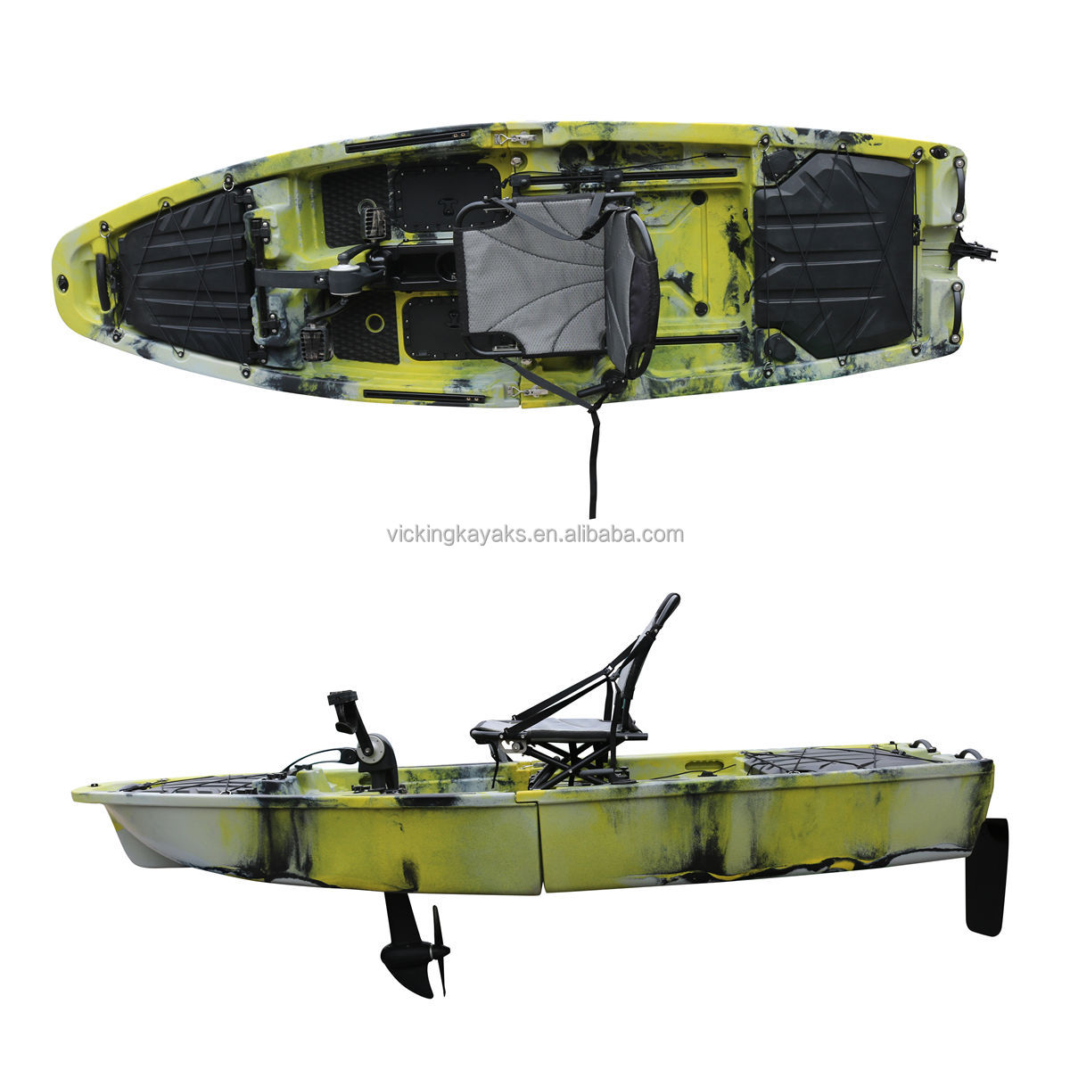 Fishing Boat Seat - 14피트 모듈식 프로펠러 페달 드라이브 2인승